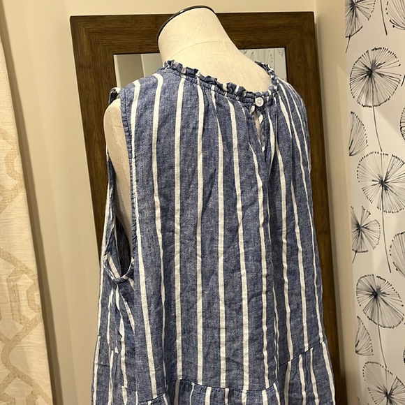 Beachlunchlounge Striped Sleeveless Dress XL - Picture 2 of 2